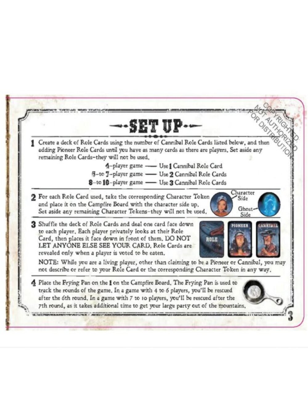 ⭐️ $10 - DONNER DINNER PARTY SOCIAL DEDUCTION + BLUFFING BOARD GAME - Picture 7 of 14